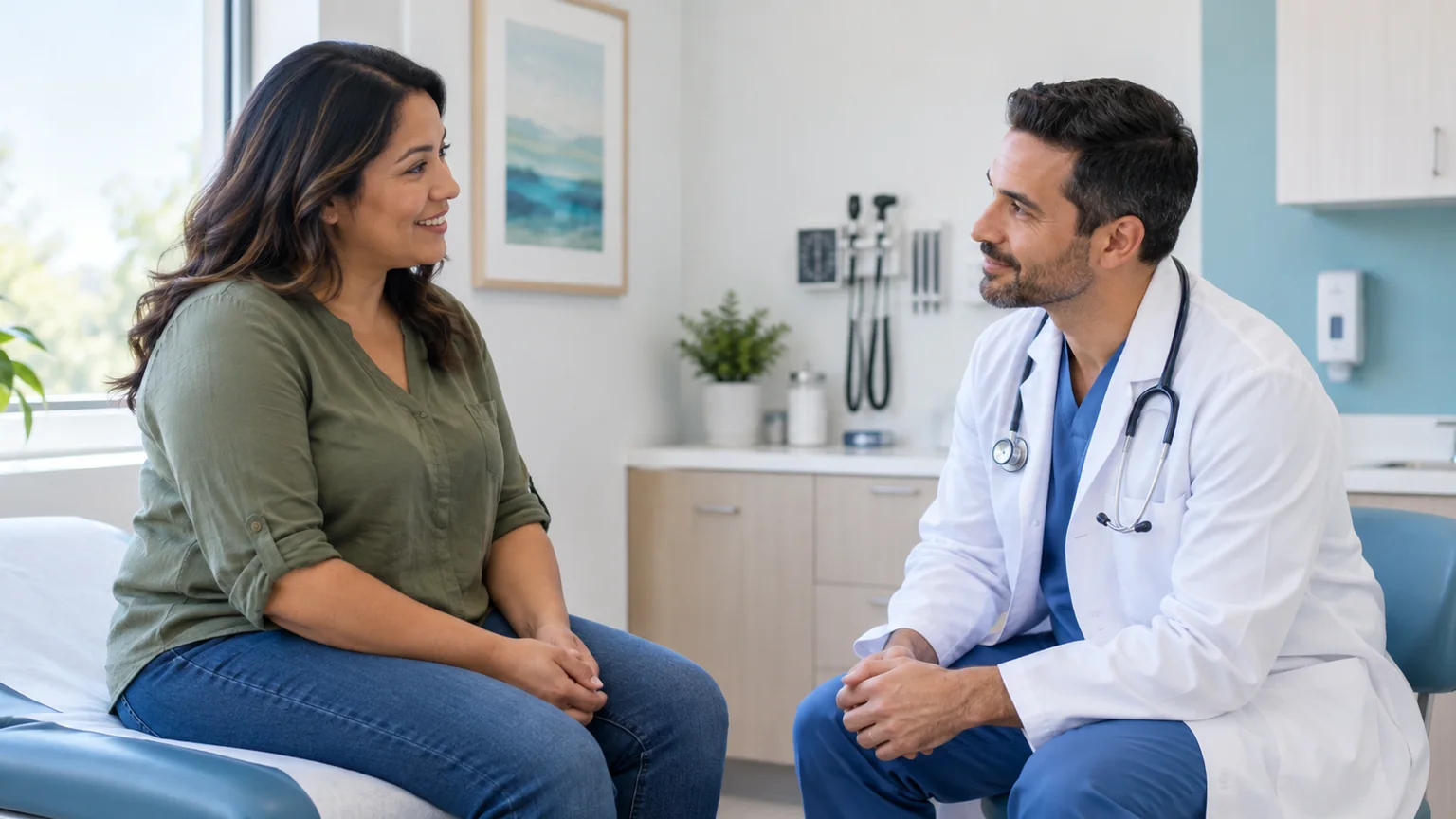 Consulta de medicina general en un consultorio moderno de ALDIMED