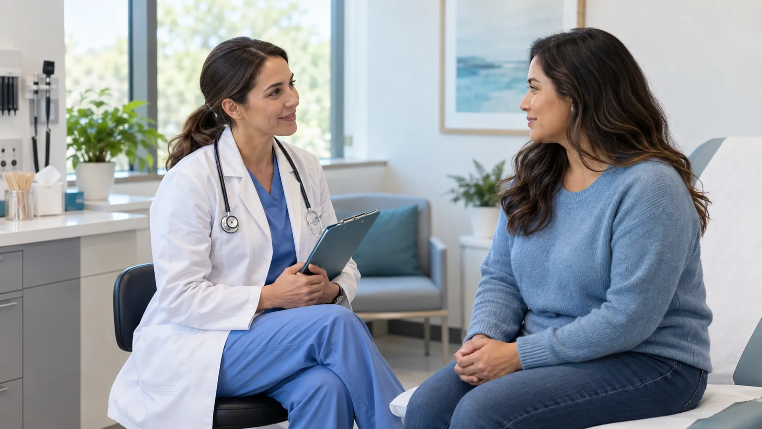 Consulta preventiva de salud de la mujer en ALDIMED